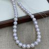 1String, White Natural Freshwater Pearls, Handmade Near Round Pearl Beads for Jewelry Making DIY Crafts (Beads 10-11mm, Length 36cm)