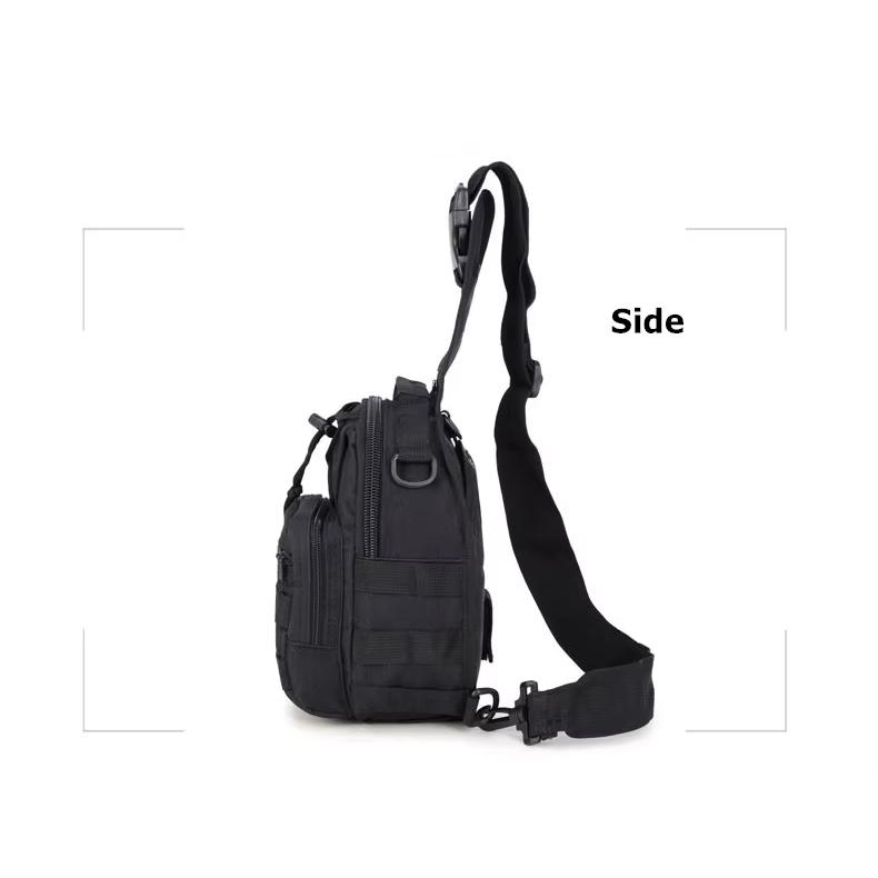 Waterproof Outdoor Motorcycle Chest Sling Bag Men Tactical Moto Side Bag Crossbody Shoulder Bag Sport Men's Fanny Pack Backpacks
