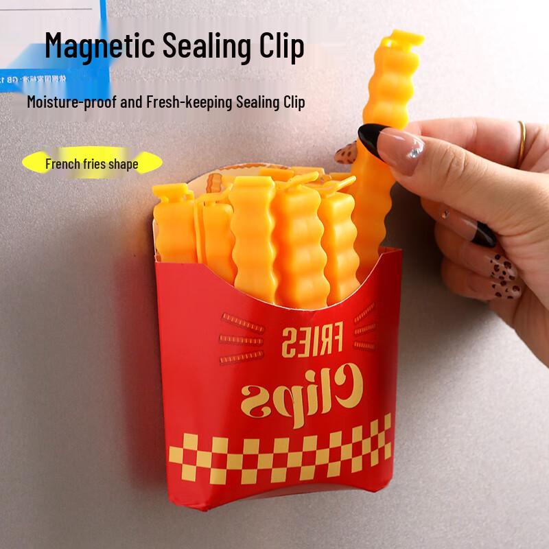 Cute French Fry Magnetic Food Sealing Clip