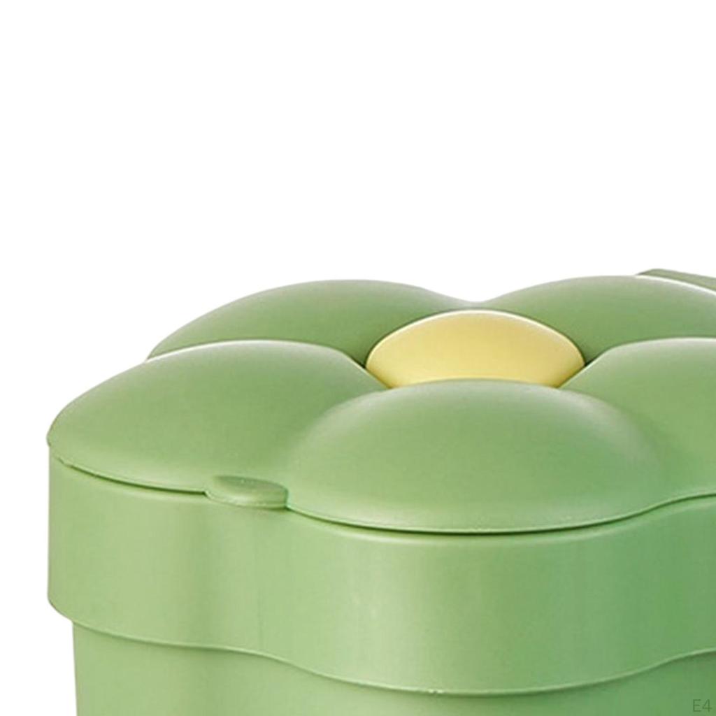 Cute Desktop Garbage Bin Non Slip Waste for Home Bathroom Coffee Table