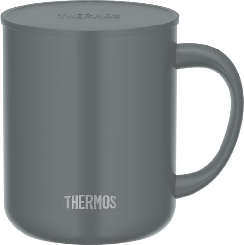 [Amazon.co.jp Exclusive] Thermos Vacuum Insulated Mug with Lid, 450ml, Dark Gray, JDG-452C DGY