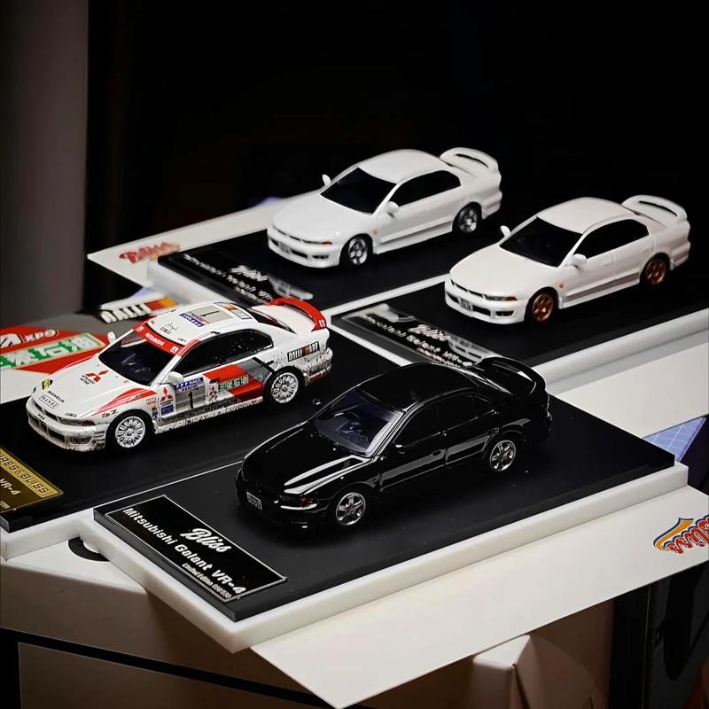 Bliss 1:64 Mitsubishi Galant VR-4 2025 HEC Expo Limited All Wheel Drive JDM Sedan Alloy Diecast Model Collectors Toy In Stock