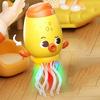 Electric Dancing Octopod with Music Crawling Interactive Octopod Type C Cable Obstacle Sensor Octopod for Education Toddler Toy
