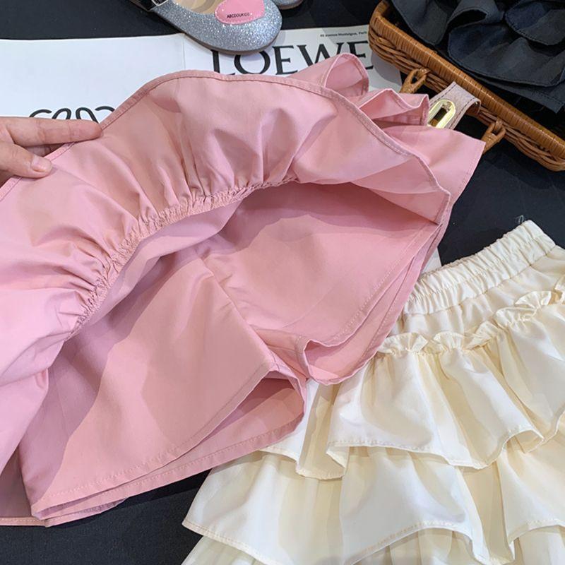 Faldas Plisadas tipo Tarta para Niñas Verano Cintura Elástica Faldas Burbuja para Bebés Niñas Niños Pequeños Niñas Faldas de Princesa
