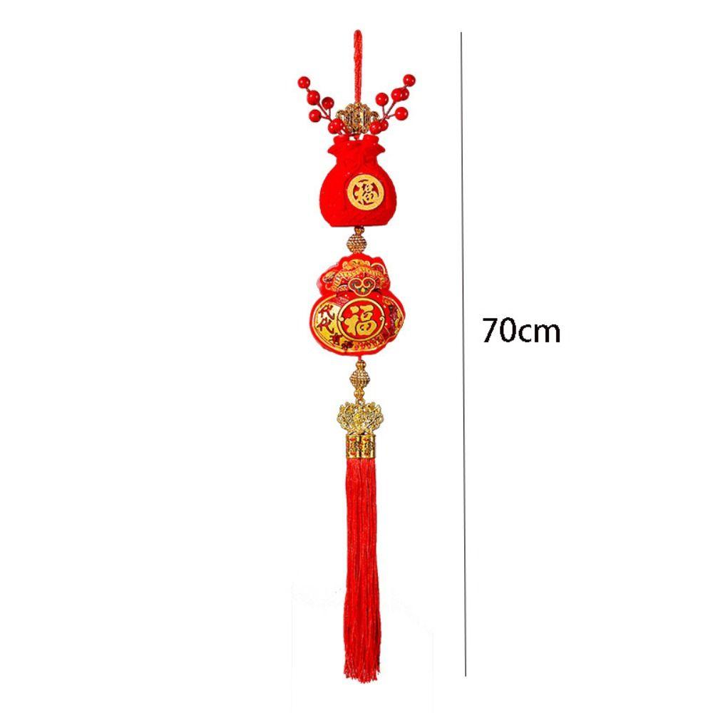 Reusable New Year Ornaments Traditional Spring Festival Pendant Hanging Decoration  Living Room
