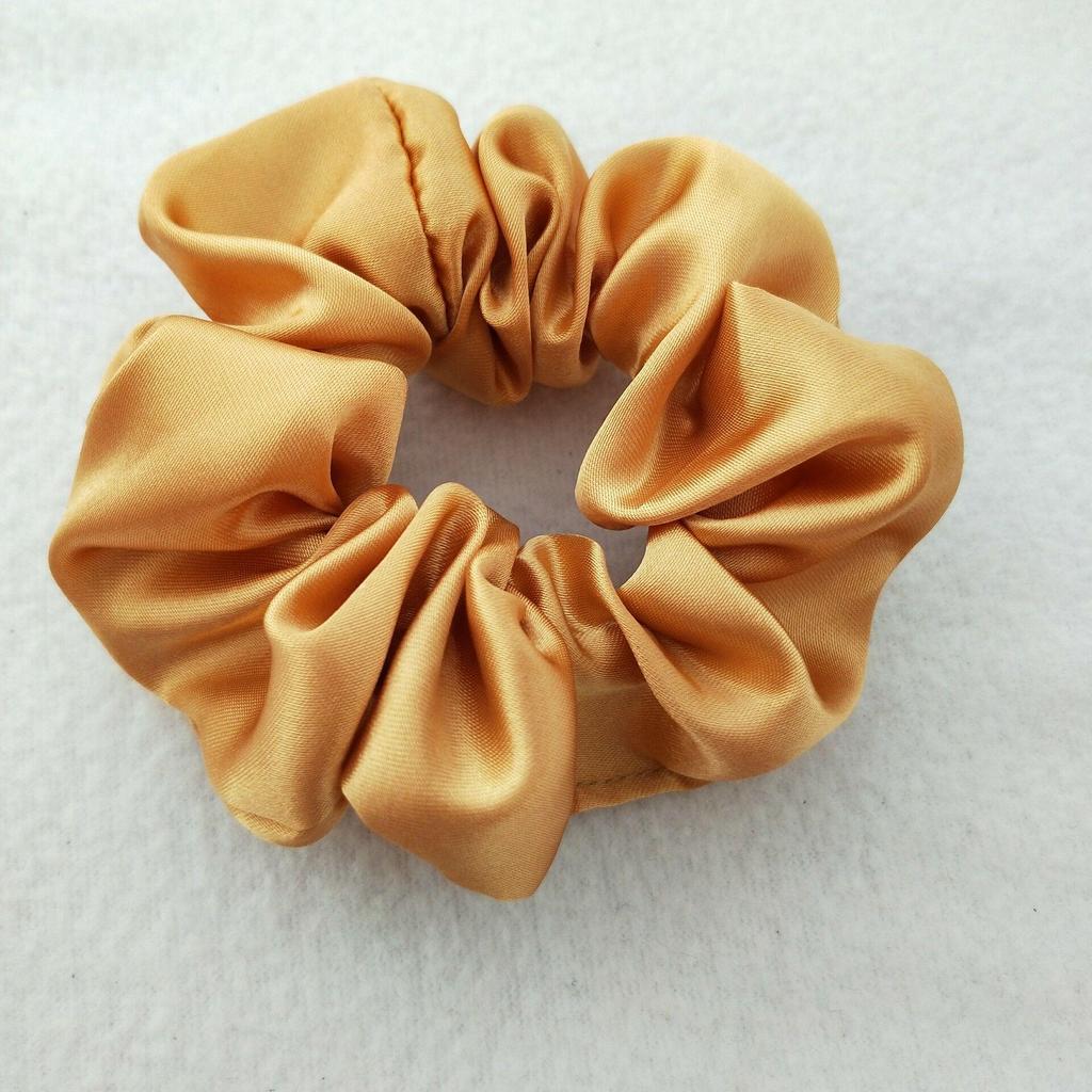 Satin Silk Hair Tie: High-End Women's Rubber Band for Elegant Buns