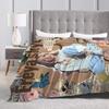 S-Freyas Skye British Singer Blanket Quality Warm Soft  Bedding Throws Winter Girls Boys Living Room Aesthetic Bedspread
