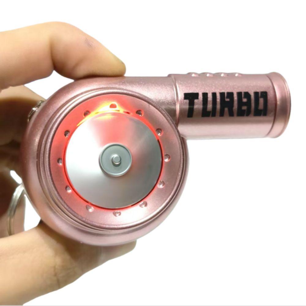 Car Keyring Turbocharging Pendant Light Torch Simulation Turbo Toys Turbo Key Chain  Kids Toy