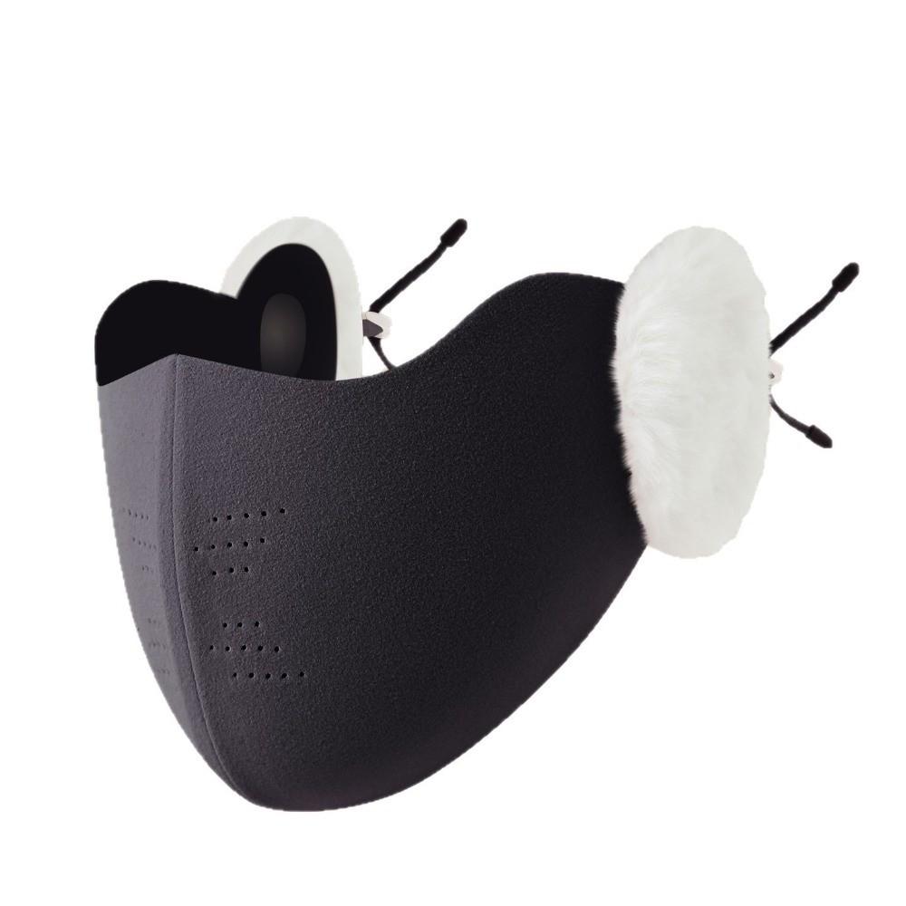 New With Earmuffs Warm Mask Breathable Dustproof Face Mask Washable Face Cover Autumn and Winter