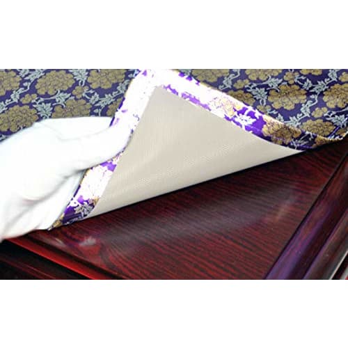 Fire-resistant Buddhist Altar Mat, Silver, Size 14