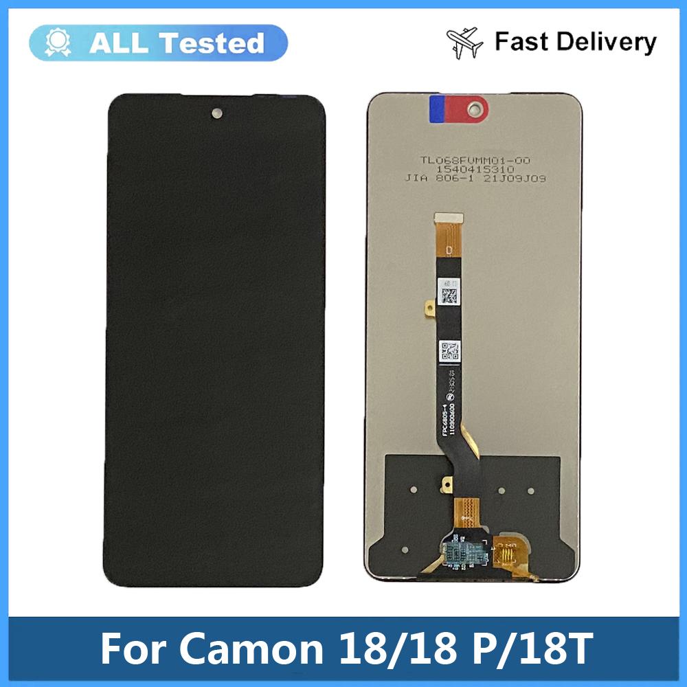 Полная сборка LCD-экрана и дигитайзера для Tecno Camon 18 CH6 CH6n