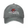 Gears Of Wars Unisex Baseball Caps Shotting Game Crimson Omen Distressed Cotton Hats Outdoor Running Golf Adjustable Headwear