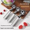 Stainless Steel Rebound Ice Cream and Fruit Scoop