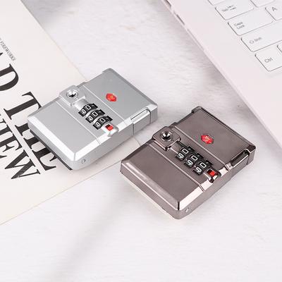 Metal Password Lock 3 Digit Combination Lock Travel Suitcase Luggage Chest Hardware Lock Coded Locker Gift Case Padlock
