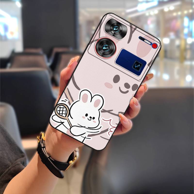 Nárazuvzdorné pouzdro na telefon Pouzdro na telefon Pro ZTE Nubia Z60 Ultra TPU Graffiti Módní design Pár Ochranné Protiprachové Roztomilé