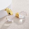 Transparent Resin Water Drop Earrings for Women Girls Simple Versatile Fashion Personalized Jewelry Accessories Gifts