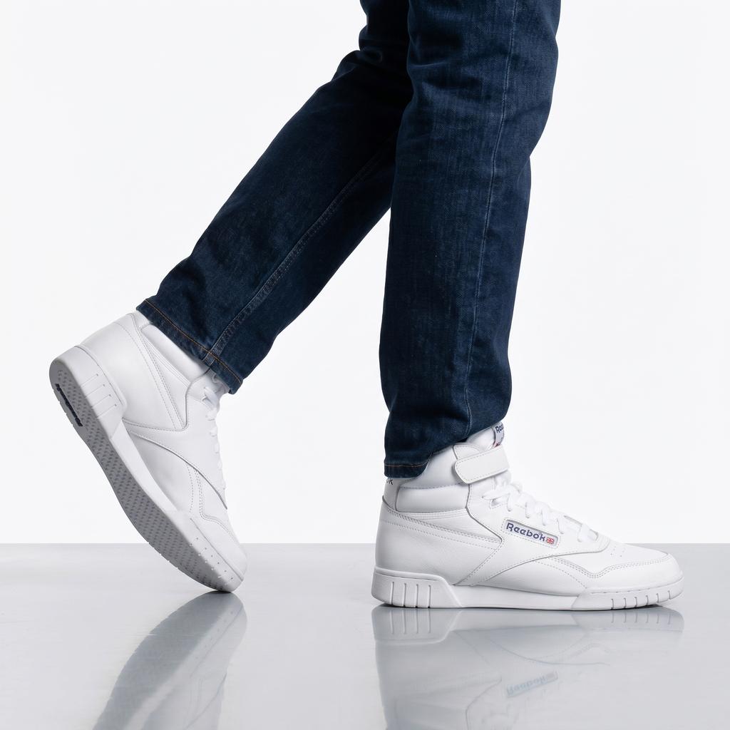 Reebok EX-O-FIT HI - Men's Sneakers High Shoes White 100000108 RBK ORIGINAL