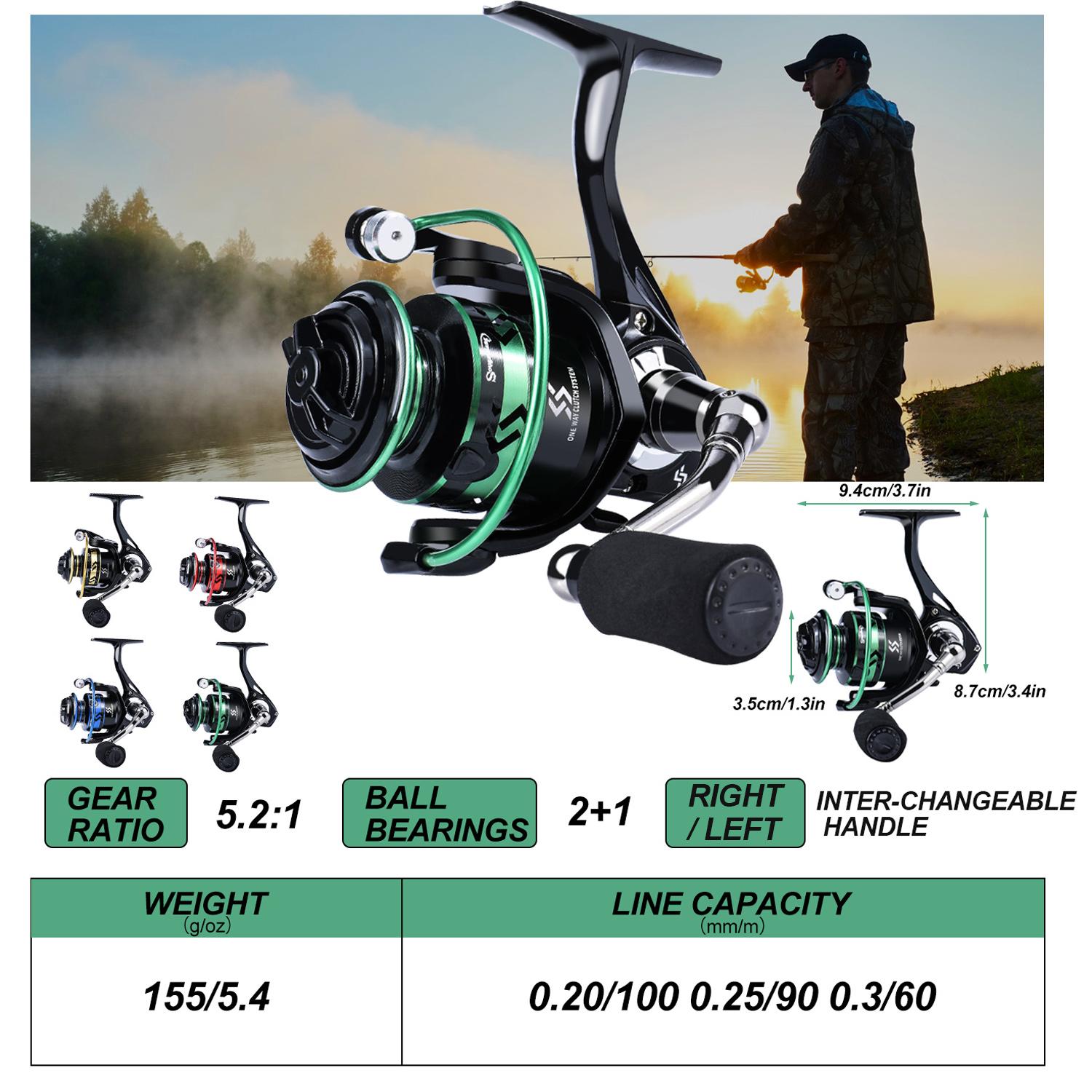 Рыболовная катушка серии SOUGAYILANG с максимальным сопротивлением 10 кг — фото 9