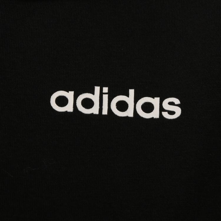 Adidas M CE 3S Zip Hoodie Logo Striped Jacket Men Jacket Black DZ7696