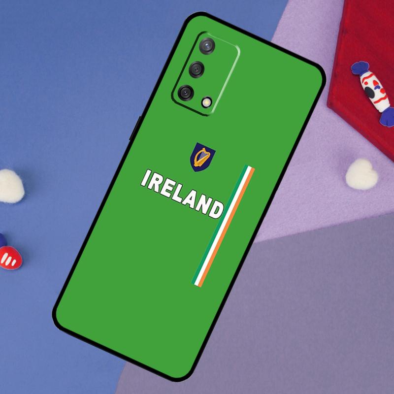 Irish Passport Ireland Flag Case For OPPO A96 A76 A16 A18 A58 A78 A98 A17 A77 A54 A57 S A74 A5 A9 A53 A52 A72 A15 A93