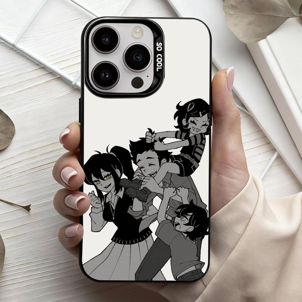 

T-The Coffin Of A-Andy And L-Leyley Phone Case For iPhone17,16,15,14,13,12,11 Plus,Pro Max Black Candy Silver Plated Cover iPhoneXSMAX