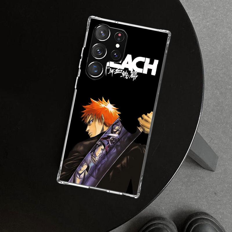 Kurosaki Ichigo Bleach Phone Case Cover for Samsung Galaxy S26 S25 Edge S24 S23 Ultra S22 Plus S21 FE S20 + Art Customized Funda