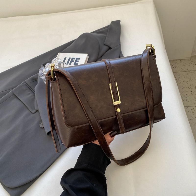 Premium Sense Retro Fashion Women's Bags Niche Trend Underarm Bags Versatile Large Capacity Original Messenger Small Square Bag