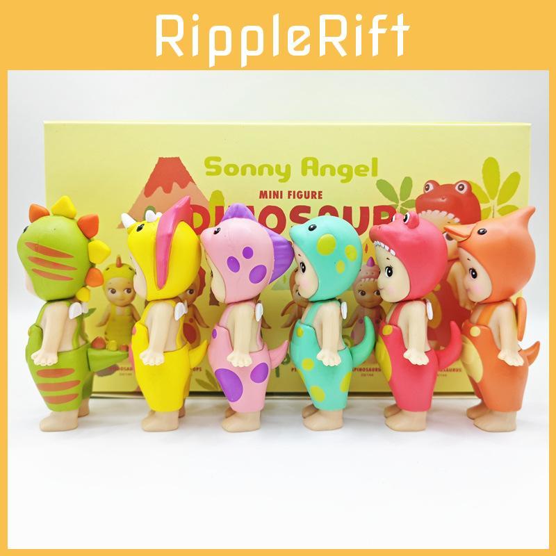 Collectible Pvc Dinosaur Angel Figures Blind Box Set Features Triceratops And T-rex