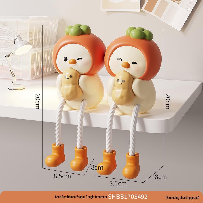 Dangle Leg Doll Ornament for Home or Children's Room Decor