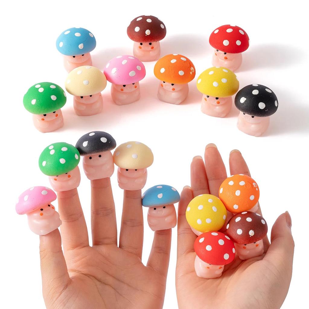 Ciupercă Drăguță Strivibilă Jucărie Anti-Stres Fidget Mochi Moale Surprize Petrecere Aniversare pentru Copii Jucării Premii Clasă Pungă cu Surprize