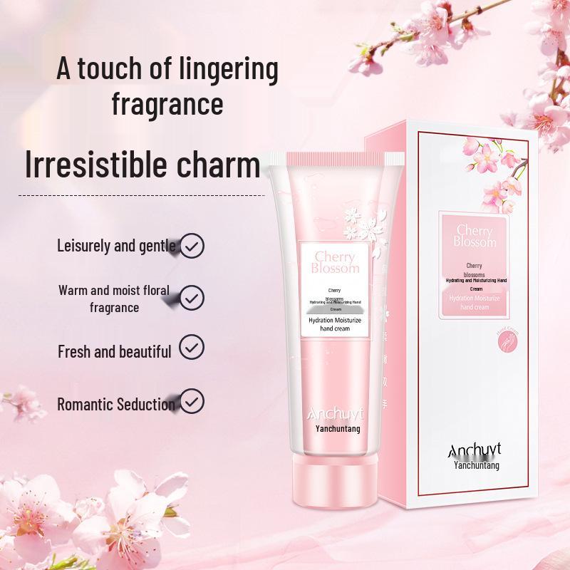 

Yan Chun Tang Chamomile & Cherry Blossom Hand Cream - Hydrating, Nourishing, Non-Greasy, Anti-Freezing & Anti-Cracking for Autumn/Winter.