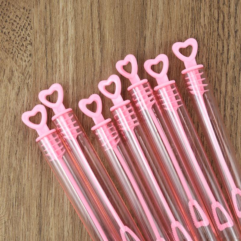 10/12/24 stk Fargerik boblesåpeflaske Hjertestav Tomt rør Barn Bursdagsfest Favoritter Pinata Filler Leker Bryllupsgaver til gjest