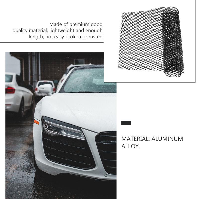 Aluminum Alloy Bumper Grille Mesh Car Front Grill Protective Radiator Honeycomb Auto Parts Vehicle Hood Vent Body Kit