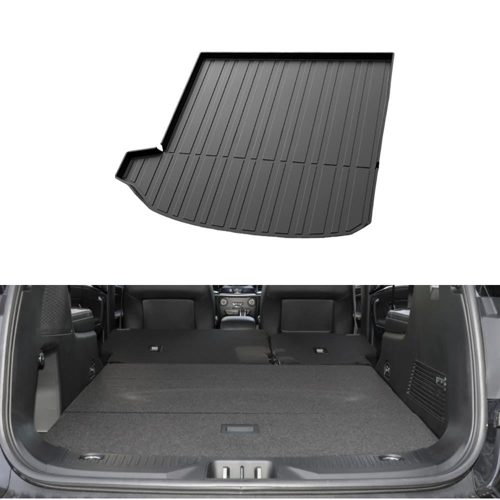 

Специальный коврик в багажник для Ford Everest MK2 U375 2016~2025 TPE Водонепроницаемый коврик для багажа Ковровый вкладыш Поддон Крышка Аксессуары чёрный