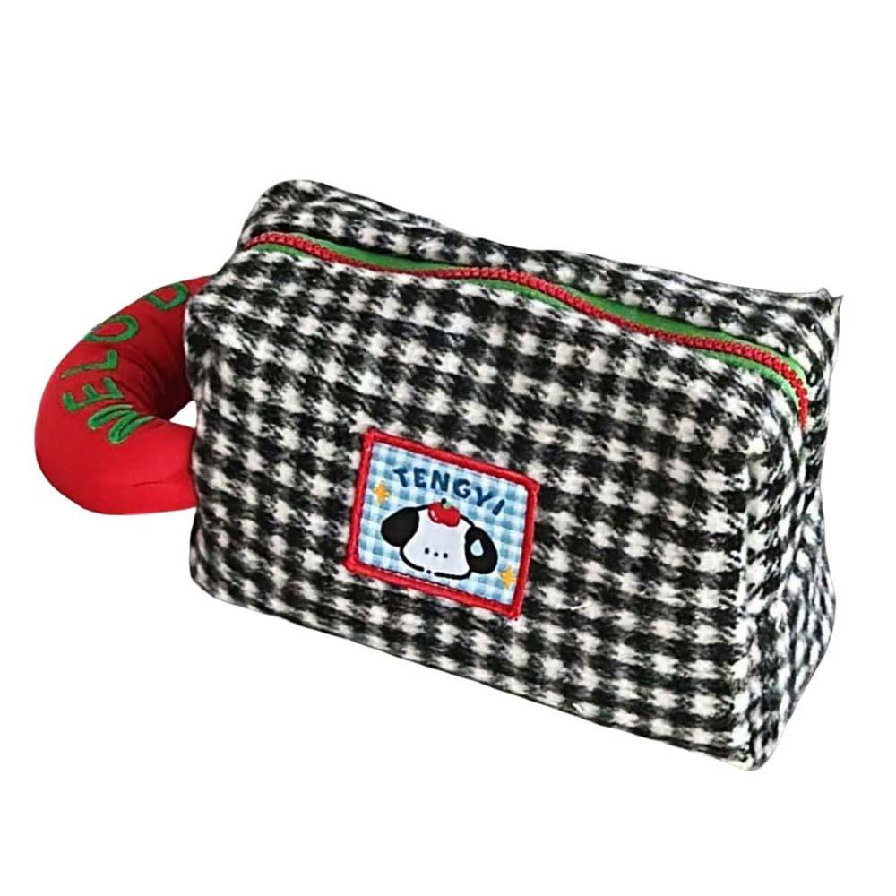 

Desktop Storage Stationery Bag Black/Red Plaid Pencil Pouch Kawaii Cosmetics Bag Children чёрный