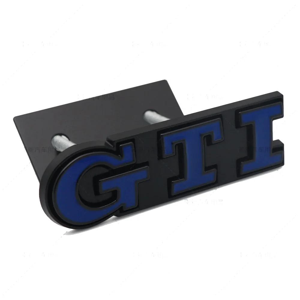 2026 Hot For VOLKSWAGEN VW Metal Car GTI Logo Front Grille Emblem Badge Stickers for Volkswagen Golf 4 5 6 7 8 Passat Jetta Polo