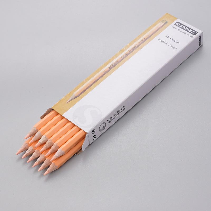 12Pcs Tailor Chalk Pencils, Water Washable Fabric Marking Pencils Red Blue White Multicolor Sewing Mark Pen
