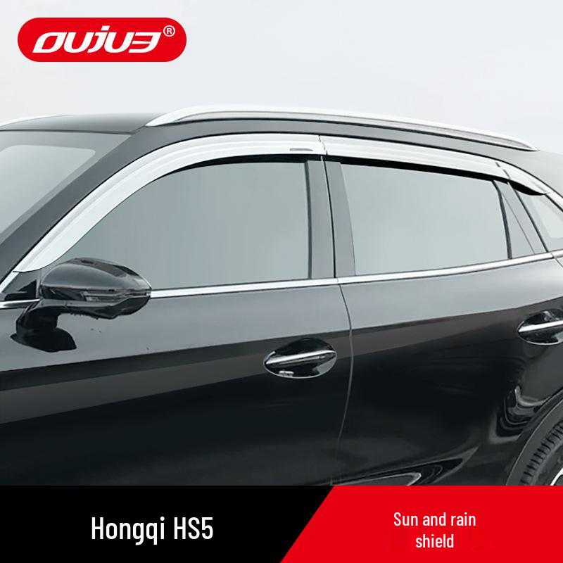 Electroplated Rain Guards for 2019-2022 Hongqi HS5 - Exterior Decoration Accessories