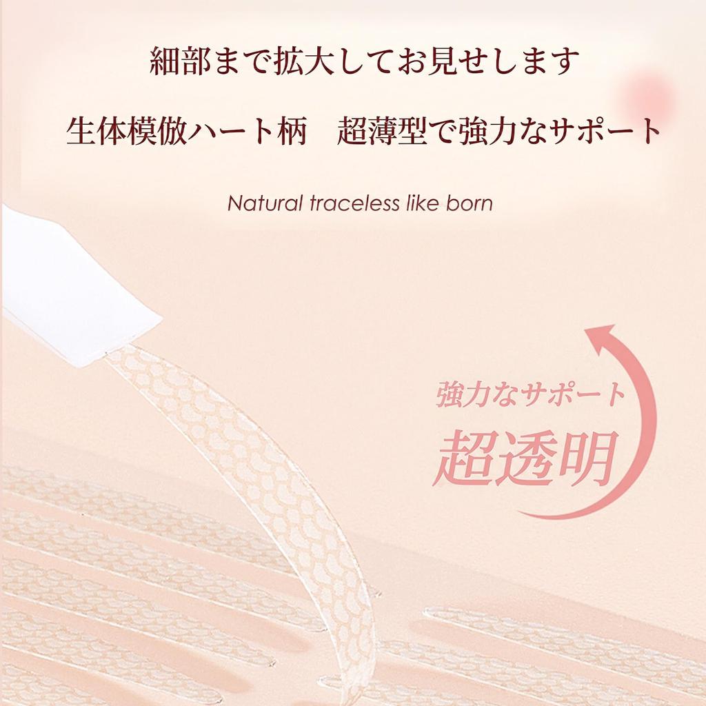 Gevlonecirly Double Eyelid Tape, Lace Type, Natural Finish, Discreet, Matte, Double Eyelid Forming, Mesh, Eye Makeup Tool, Beginner-Friendly, 480