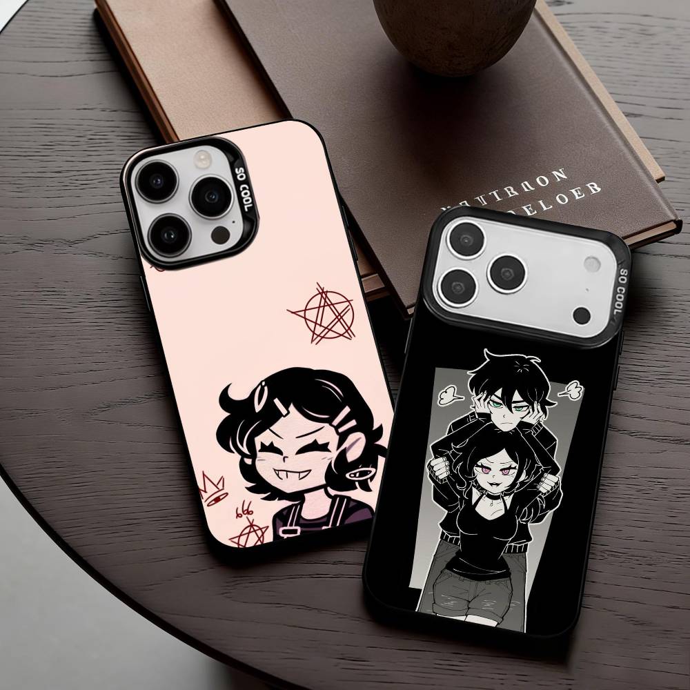 T-The Coffin Of A-Andy And L-Leyley Phone Case For iPhone17,16,15,14,13,12,11 Plus,Pro Max Black Candy Silver Plated Cover