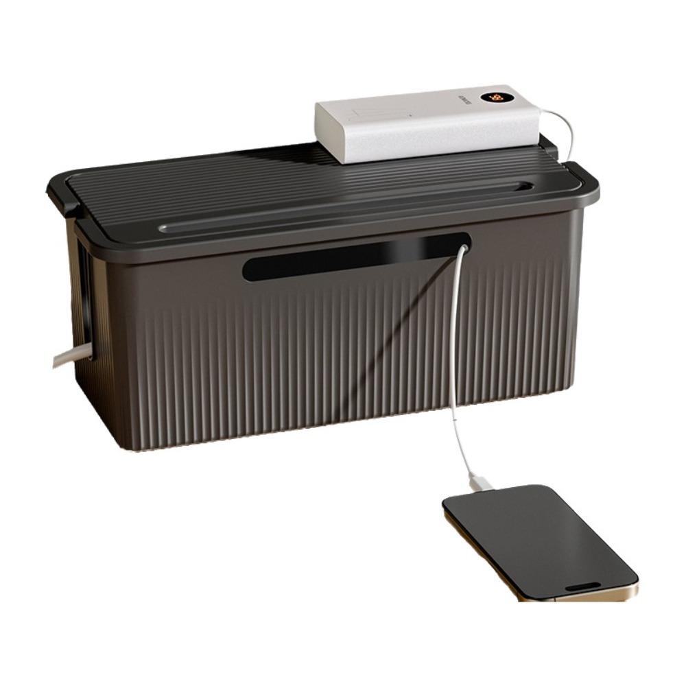 Dustproof Cable Storage Box With Lid Wire Management Case Socket Storage Box  Home