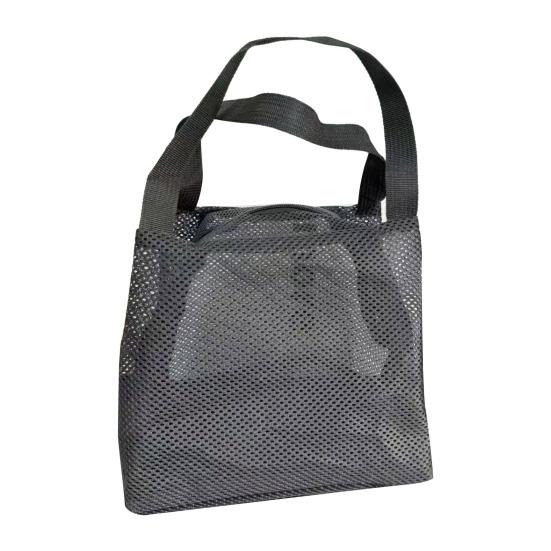 Storage Bag Large Capacity Zipper Closure Beach Bag with Handle Design Visible Mesh Bag Makeup Organizer