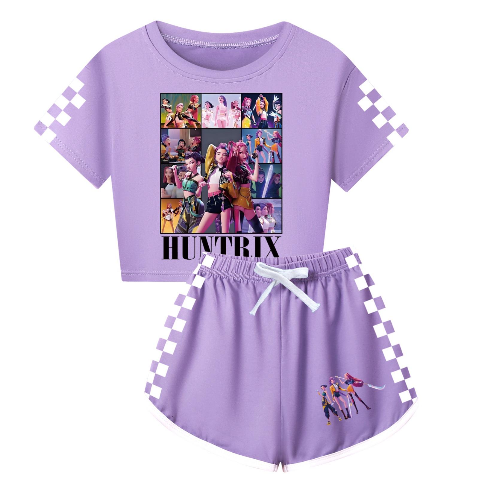 

Дитячий спортивний костюм з капюшоном, унісекс, двокомпонентний, одяг для бігу, світшот з довгим рукавом і капюшоном + набір спортивних штанів 160 фіолетовий