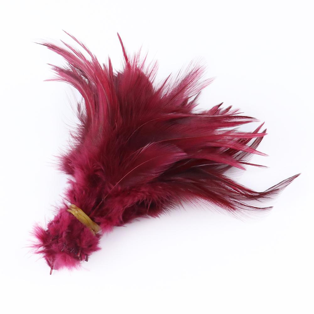 100pcs Natural Rooster Feathers 10-15cm Pheasant Feather for Crafts Fly Fish Plume Decoration Diy Sewing Accessory