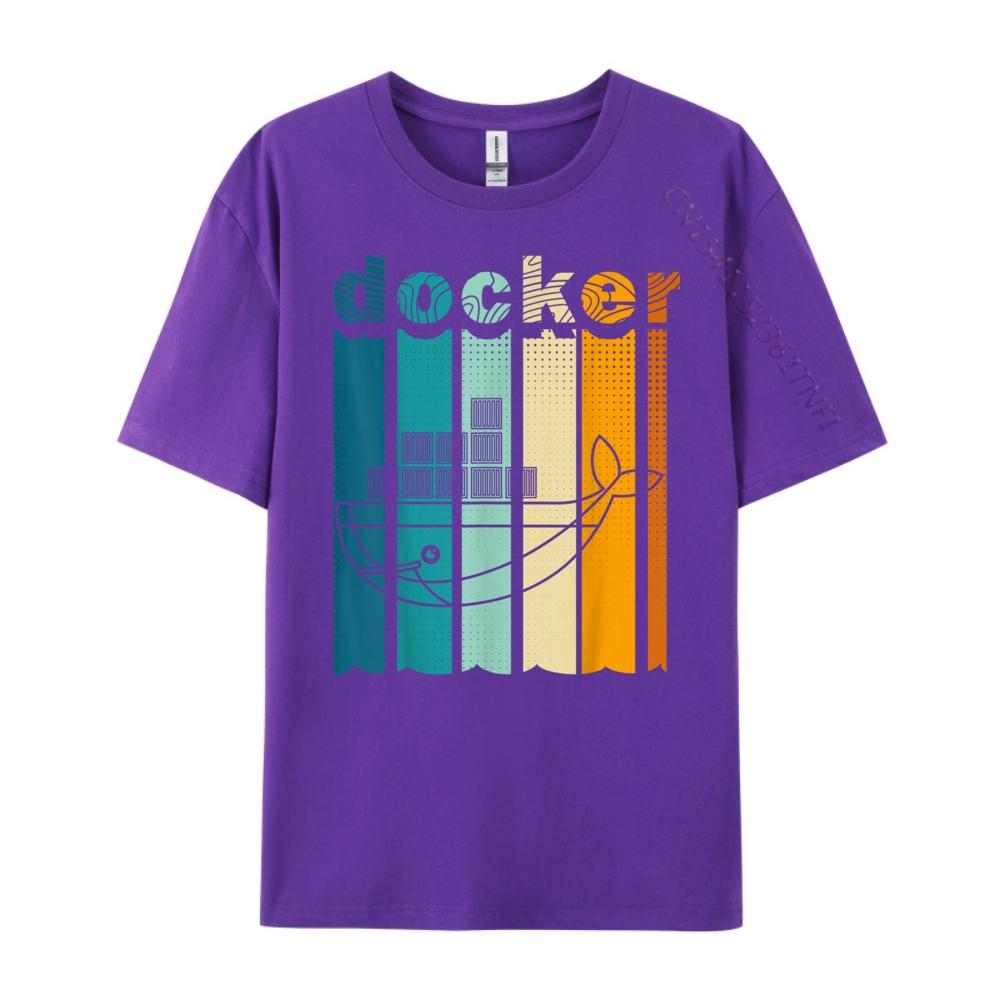 Docker Linux Devops Programming Coding Computer Scientist Graphic Tees Men Camisetas St Patrick's Day