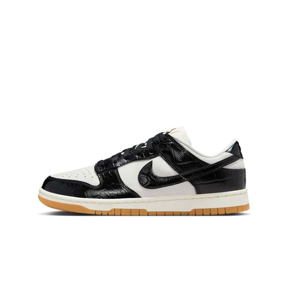 Nike Dunk Low LX Black Croc