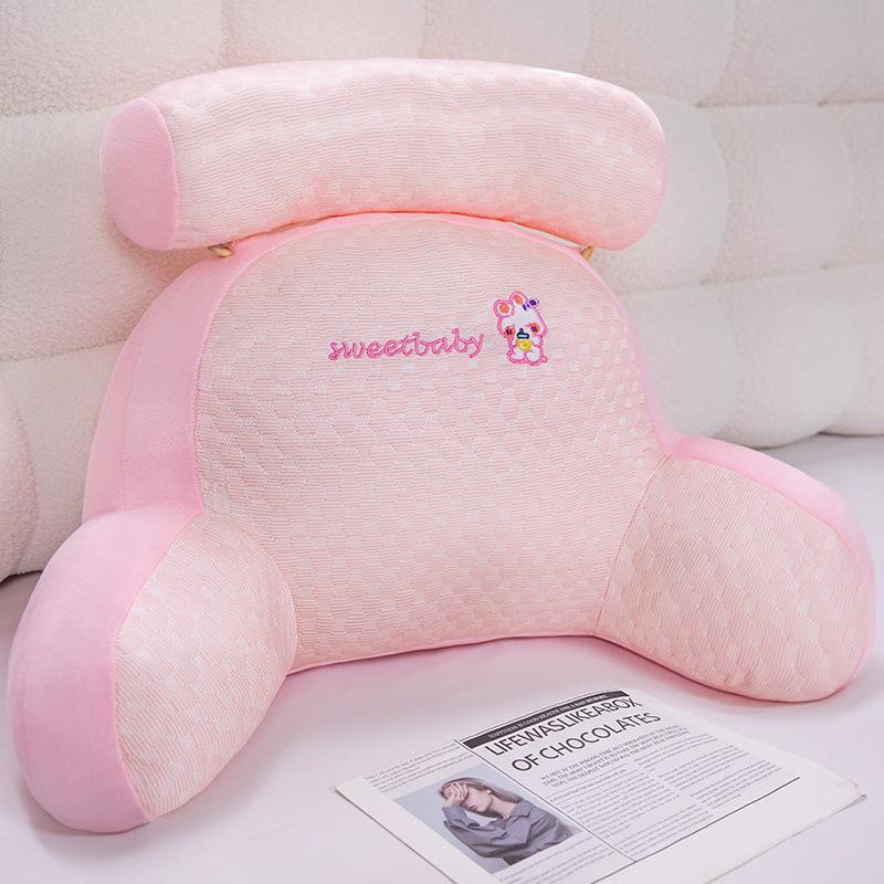 Cuscino Schienale Estivo Ice Bean in Lattice – Supporto Morbido Grande per Testiera per Letto e Lettura