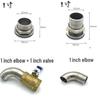 Stainless Steel 4-Point Thread Oil Drum Tank Connector