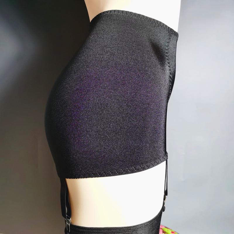 Ligas Ajustáveis Elásticas de 4 Garras com Estilo de Tecido e Design de Saia Curta - Pré-venda