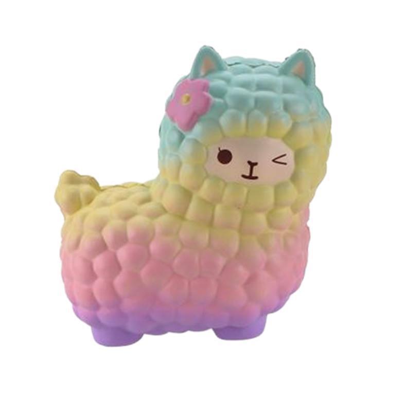 

Cartoon Alpaca Stress Relief Toy With Soft Pu Material For Relaxation And Gift Giving